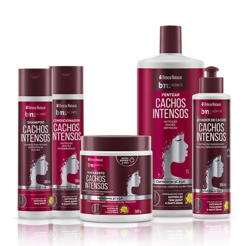 Kit Cachos Intensos com Ativador de Cachos 300ml | bn.Cachos Kit Cachos Intensos com Ativador de Cachos 300ml | bn.Cachos